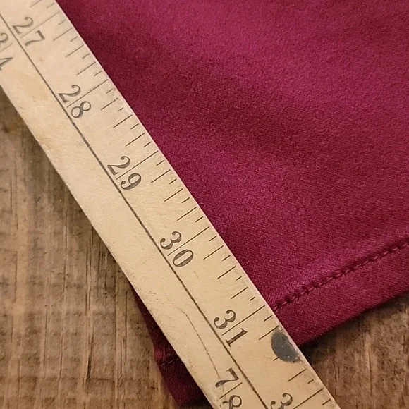 💥IMAN red maroon Stretch pants NEW SZ 4 - Picture 5 of 6